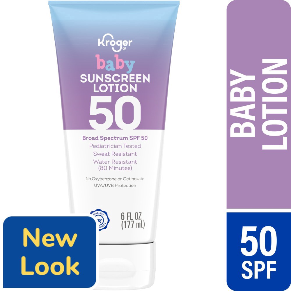 slide 2 of 2, Kroger® Baby Sunscreen Lotion SPF 50, 6 fl oz