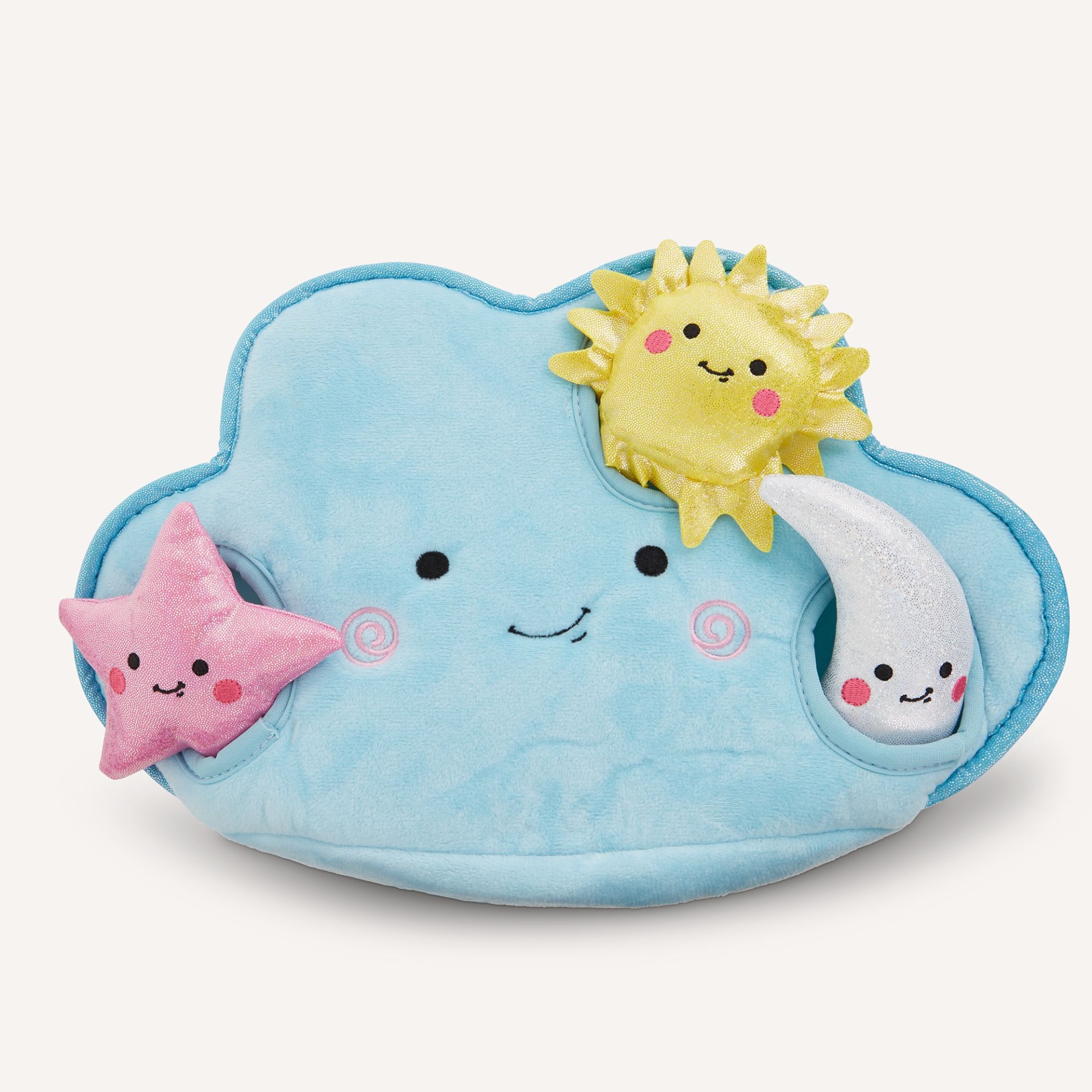 slide 1 of 1, Joyhound Classroom Cloud Hide 'N Peak Burrow Dog Toy - Plush, Squeaker, 1 ct