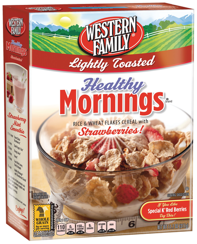 slide 1 of 1, Western Family Healthy Morn W/ Straw, 11.2 oz