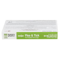 slide 7 of 21, Meijer Pro II Squeeze-On Flea & Tick for Dogs, 61+ lb, 3 ct