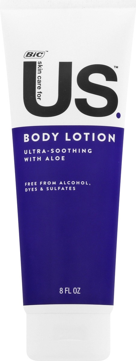 slide 11 of 12, BIC Us Ultra-Soothing with Aloe Body Lotion 8 oz, 8 oz