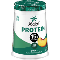 slide 5 of 29, Yoplait Protein Yogurt Cultured Dairy Snack Cup, Peach Flavored, Gluten Free Protein Snacks, 5.6 oz , 5.6 oz