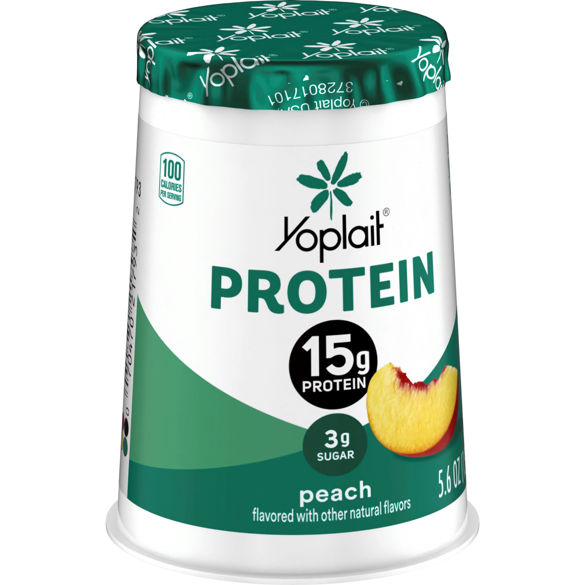 slide 23 of 29, Yoplait Protein Yogurt Cultured Dairy Snack Cup, Peach Flavored, Gluten Free Protein Snacks, 5.6 oz , 5.6 oz