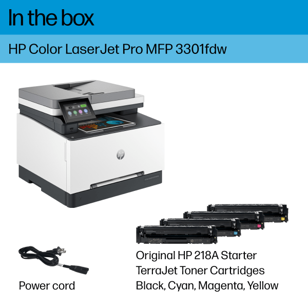 slide 4 of 10, Hp Color Laserjet Pro Mfp 3301Fdw Wireless Laser Color Printer, 1 ct