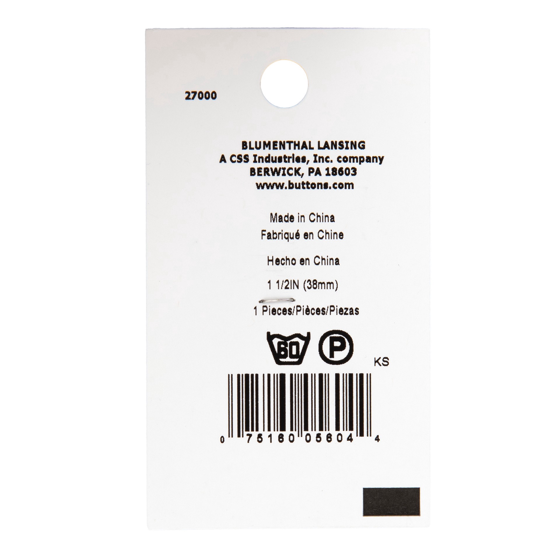 slide 3 of 3, Blumenthal Lansing Lamode 1 1/2 Gold Flower Button, 1.5 in