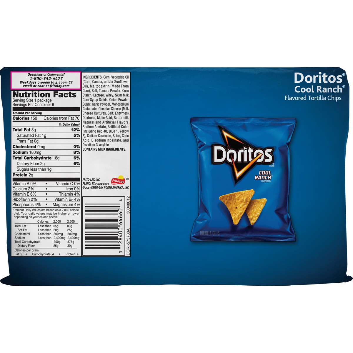 slide 4 of 7, Doritos Potato Chips, 6 oz