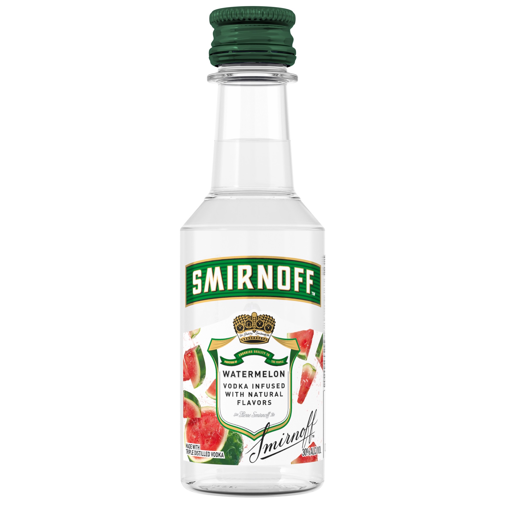 slide 1 of 2, Smirnoff Watermelon (Vodka Infused With Natural Flavors), 50 mL, 50 ml