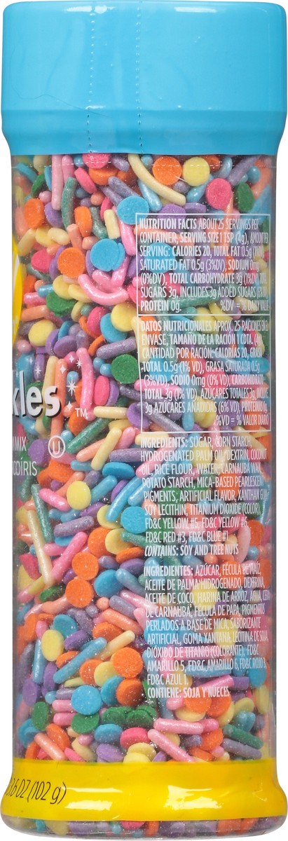 slide 5 of 9, Wilton Bright Medley Mix Sprinkles 3.5 oz, 3.6 oz