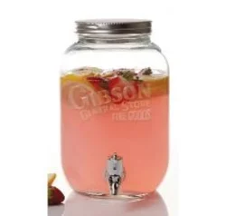 Gibson Home General Store 1.1 GL Mason Dispenser-Clear