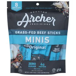 Country Archer Grass-Fed Beef Minis Original 8 - 0.5 oz Sticks