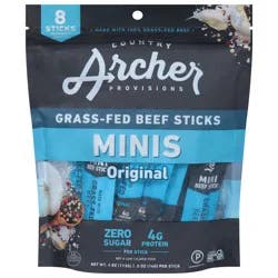 Country Archer Grass-Fed Beef Minis Original 8 - 0.5 oz Sticks