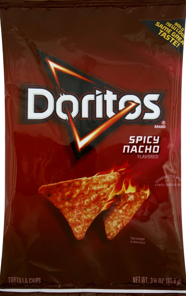 slide 5 of 6, Doritos Tortilla Chips 3.375 oz, 3.38 oz