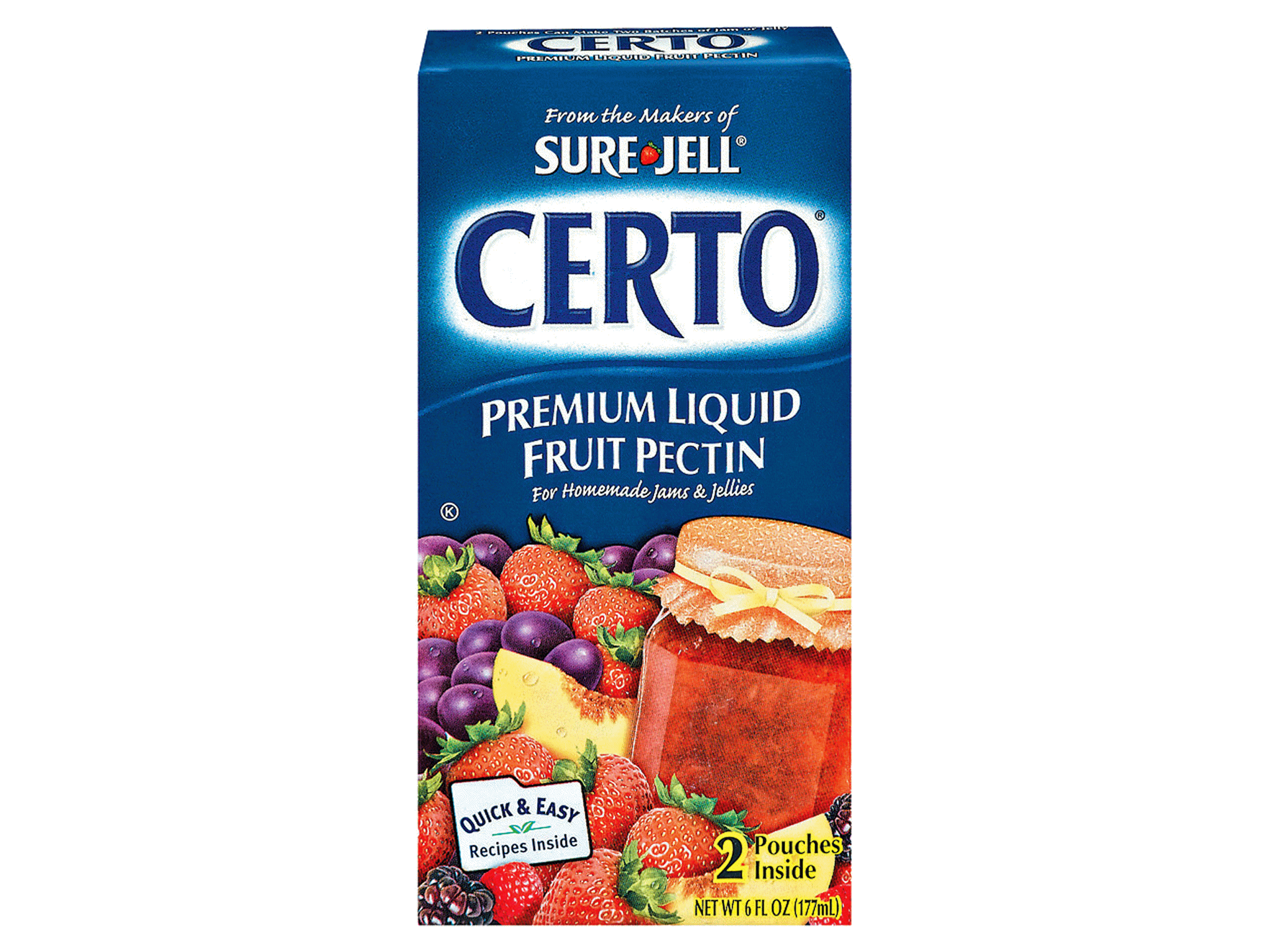 slide 1 of 8, Kraft Certo Fruit Pectin, 6 oz