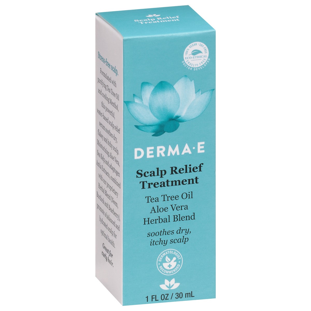 slide 3 of 9, Derma E Scalp Relief Treatment 1 fl oz, 1 fl oz