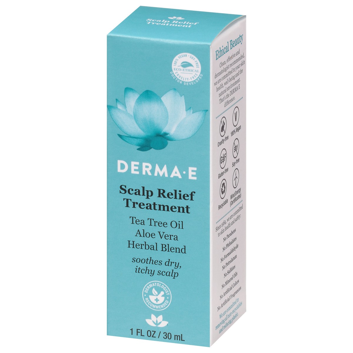 slide 7 of 9, Derma E Scalp Relief Treatment 1 fl oz, 1 fl oz