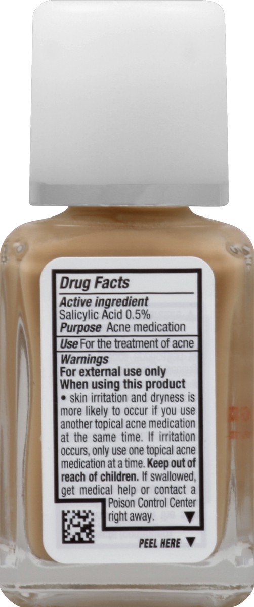 slide 3 of 6, Neutrogena SkinClearing Oil-Free Acne and Blemish Fighting Liquid Foundation with.5% Salicylic Acid Acne Medicine, Shine Controlling Makeup for Acne Prone Skin, 105 Caramel, 1 fl. oz, 1 fl oz