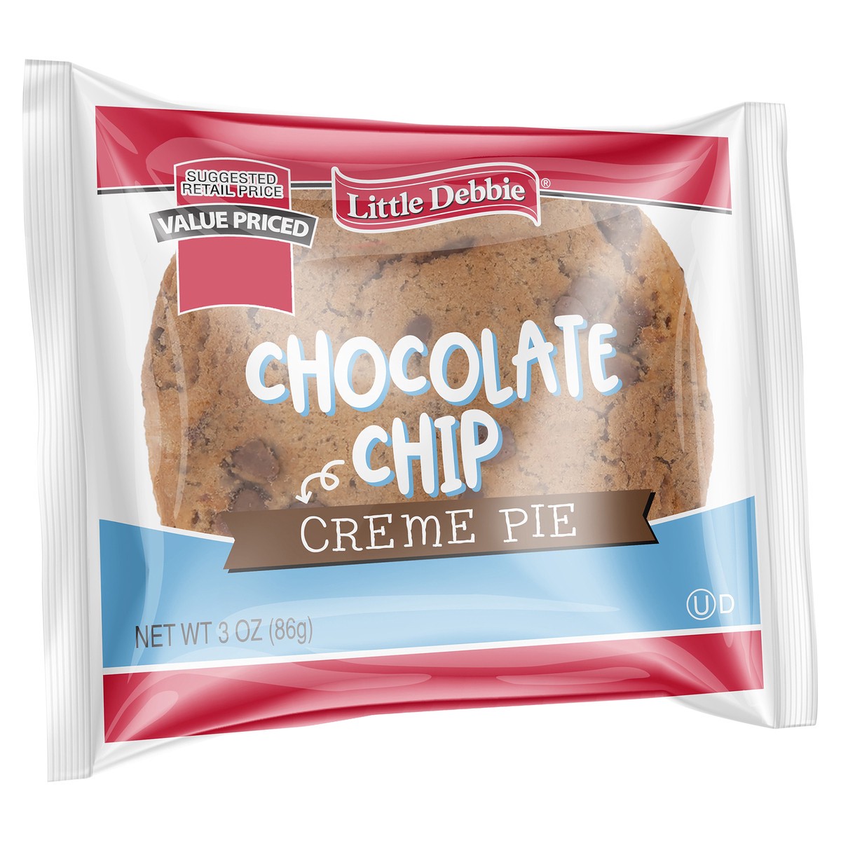 slide 11 of 12, Little Debbie Snack Cakes, Little Debbie Snack Chocolate Chip Creme Pie, 3 oz