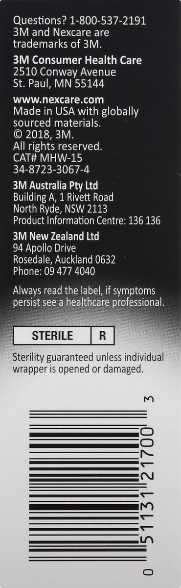 slide 10 of 11, Nexcare Assorted Waterproof Max Hold Bandages 15 ea, 15 ct