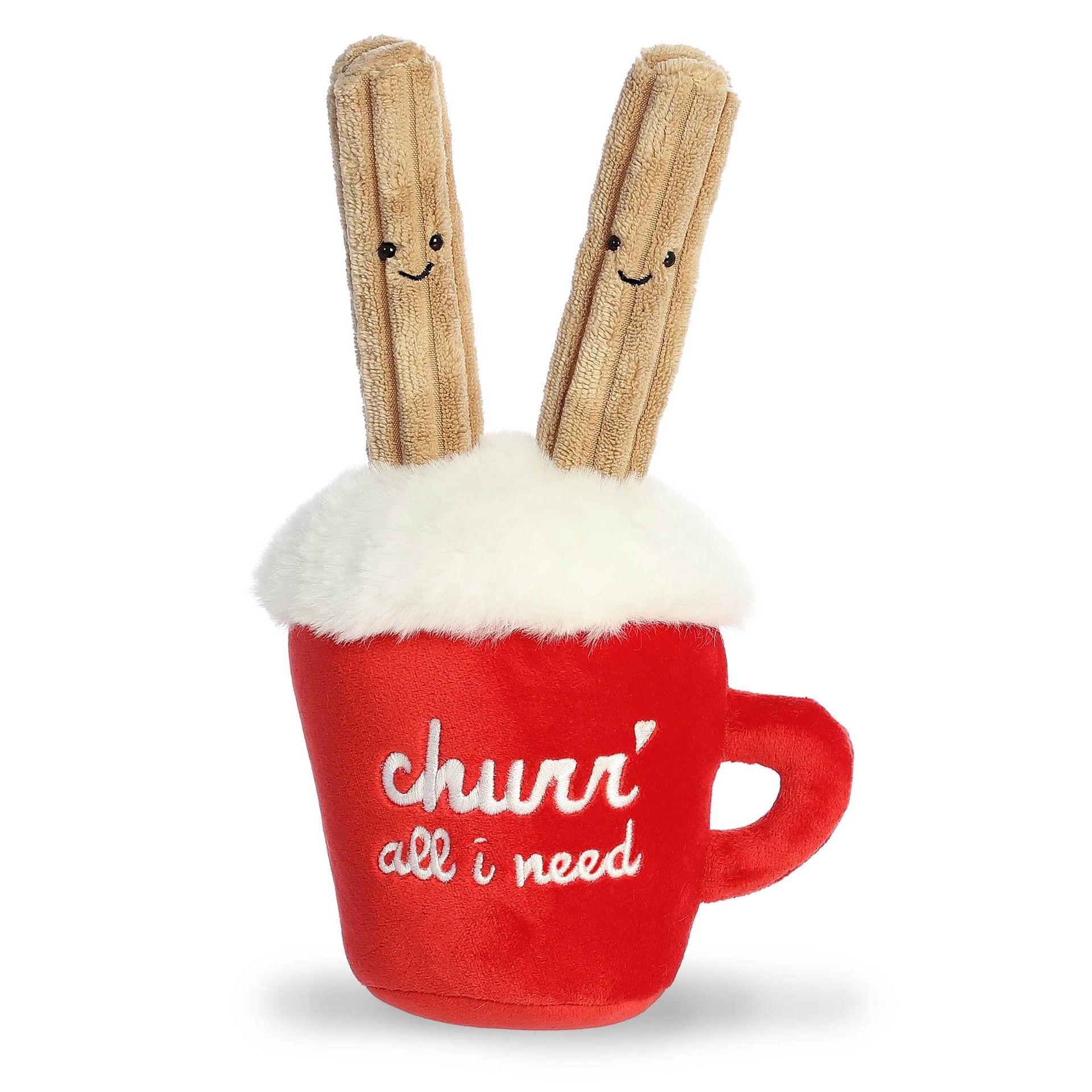 slide 1 of 1, Aurora Natural 10'' Plush Churr' All I Need Churros, 1 ct