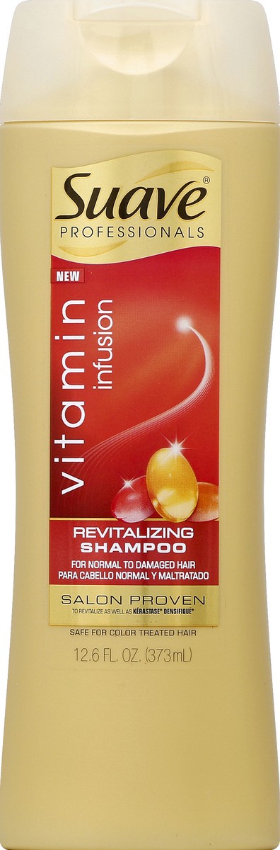 slide 5 of 6, Suave Professionals Vitamin Infusion Revitalizing Shampoo, 12.6 oz