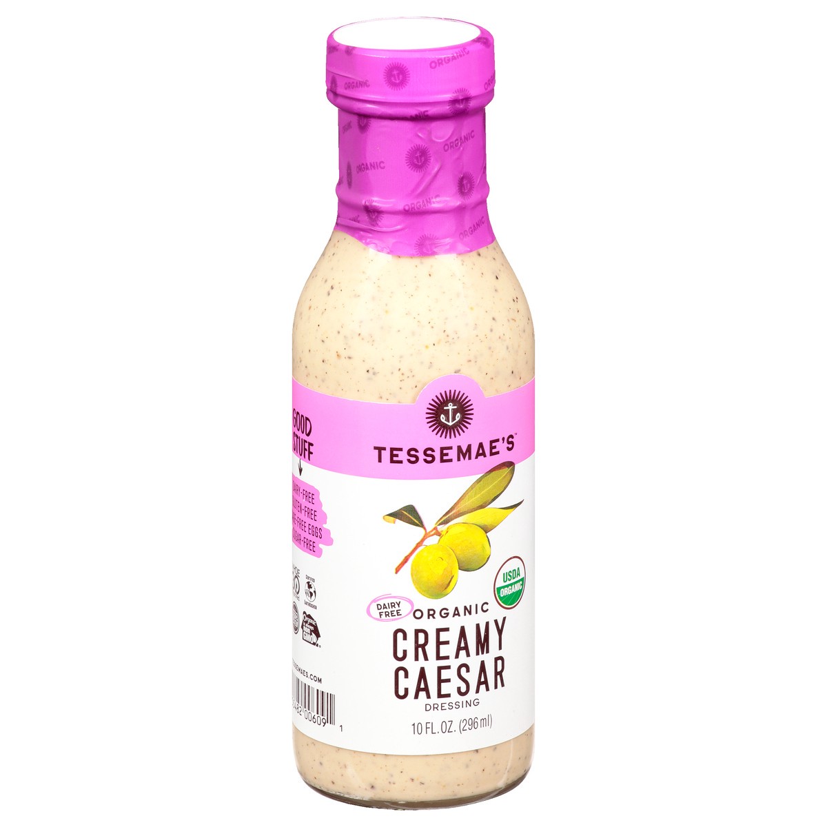 slide 7 of 12, Tessemae's Organic Creamy Caesar Dressing 10 oz, 10 oz