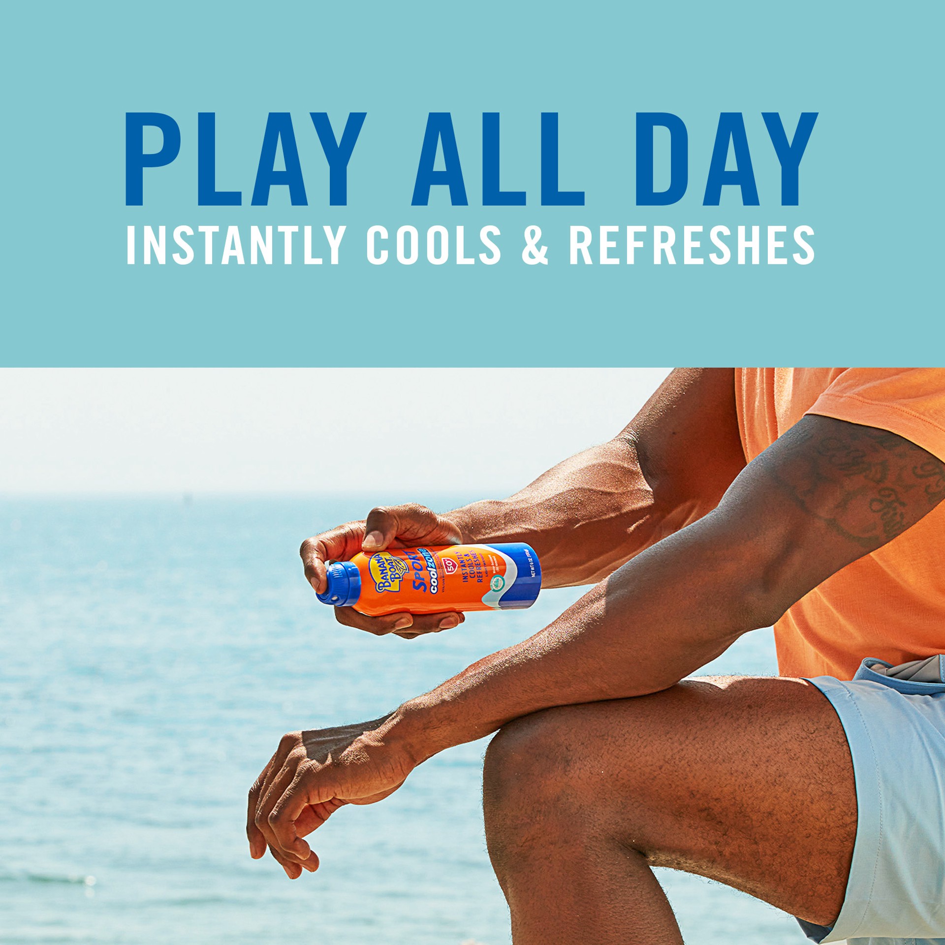 slide 8 of 8, Banana Boat Sport Performance Cool Zone Twin Pack Broad Spectrum SPF 30 Sunscreen Spray 6 oz, 2 ct