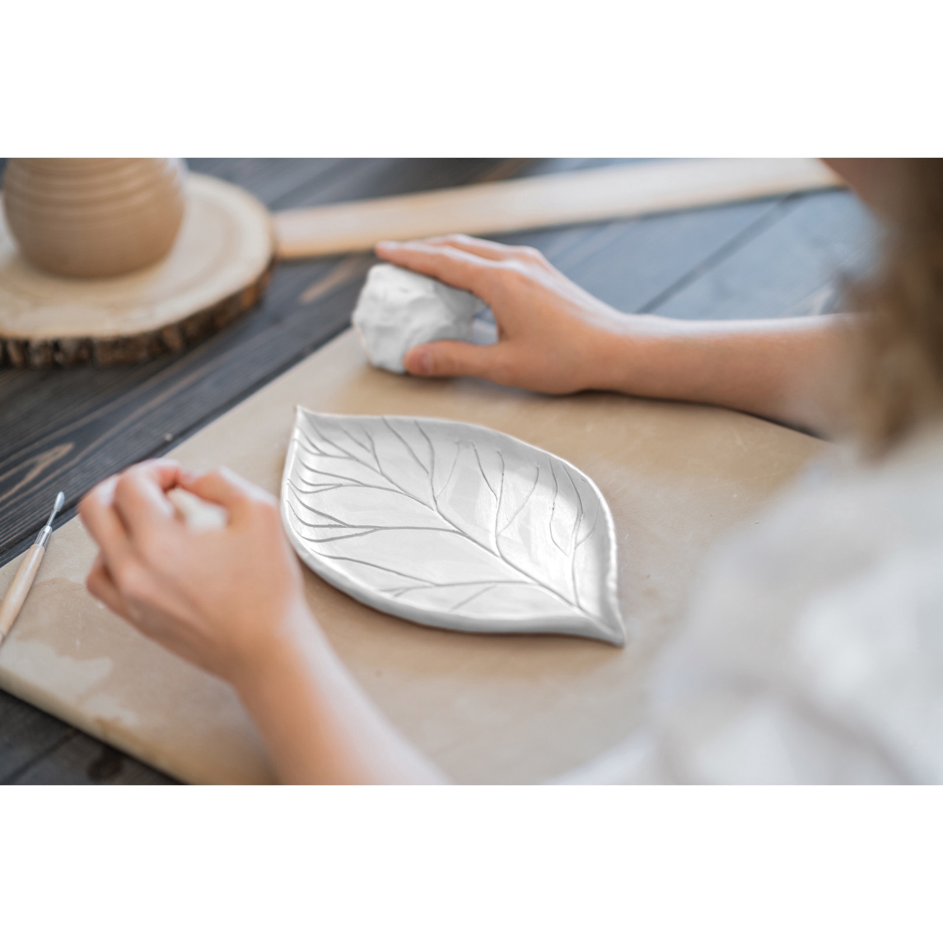 slide 3 of 4, 2.2lb. Air Dry Modeling Clay By Craft Smart, 2.2 lb