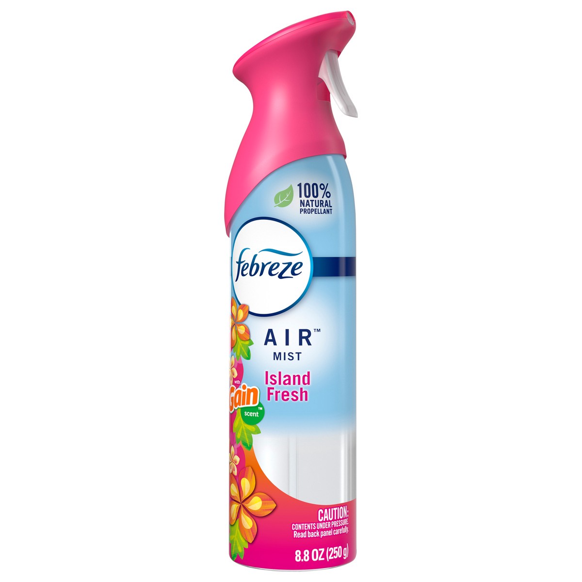 slide 3 of 4, Febreze Odor-Fighting Air Freshener with Gain Island Fresh Scent, 8.8 fl oz, 8.8 oz