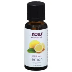 NOW 100% Pure Lemon Essential Oils 1 fl oz