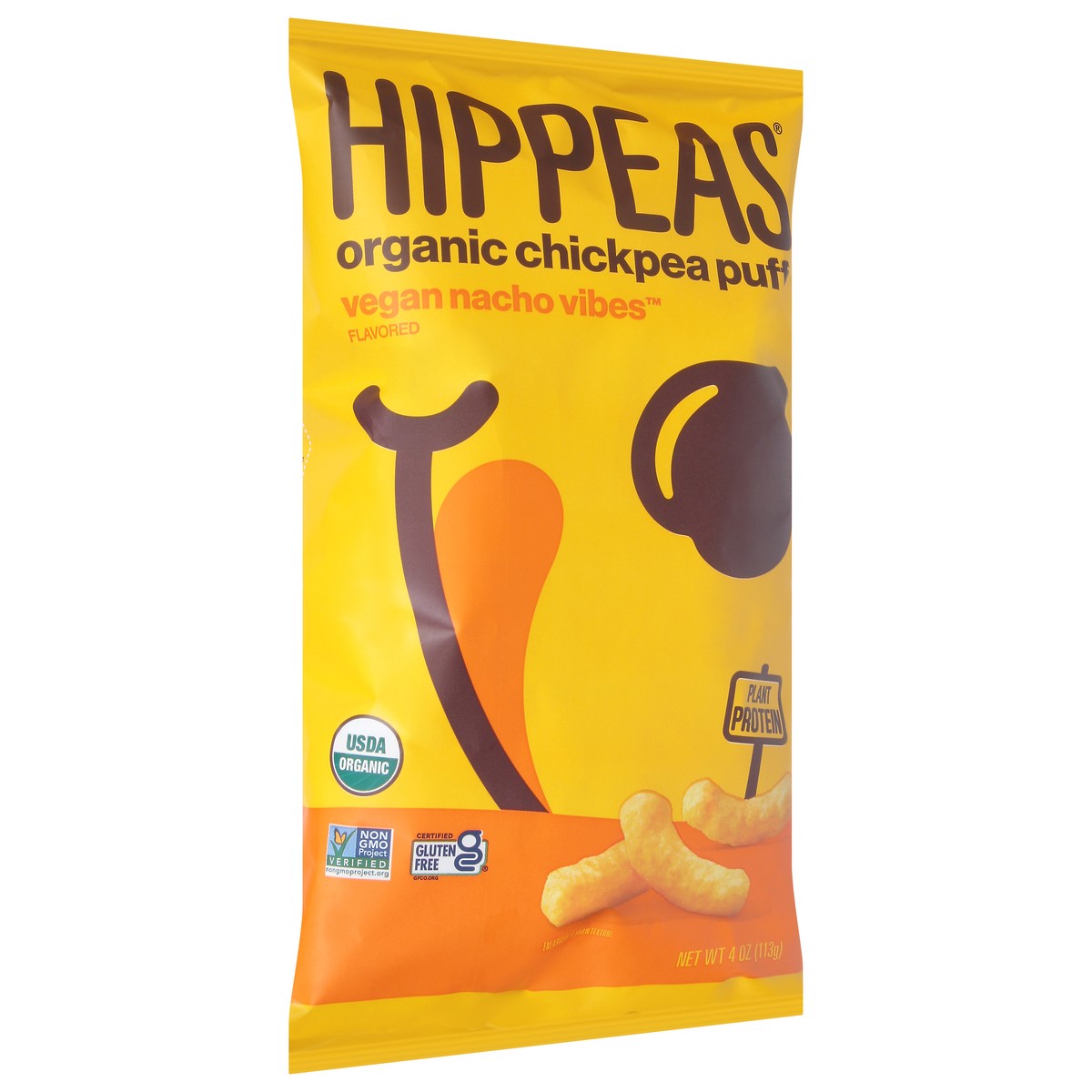 slide 8 of 9, HIPPEAS Organic Vegan Nacho Vibes Flavored Chickpea Puffs 4 oz, 4 oz