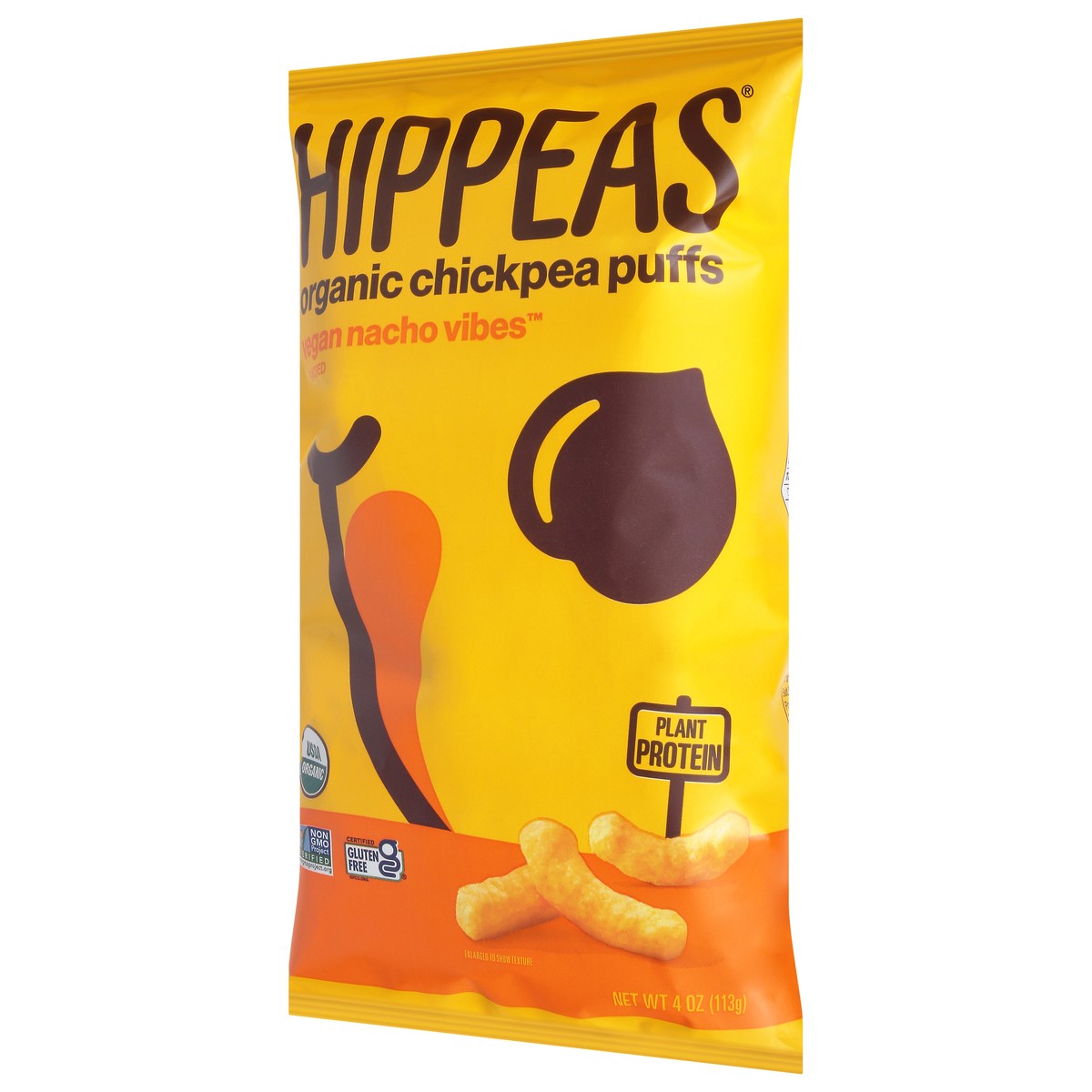 slide 2 of 9, HIPPEAS Organic Vegan Nacho Vibes Flavored Chickpea Puffs 4 oz, 4 oz