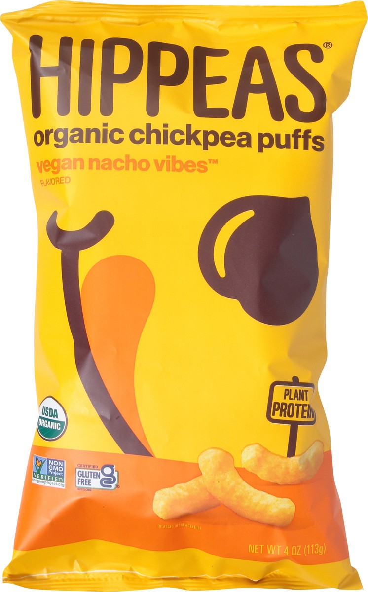 slide 4 of 9, HIPPEAS Organic Vegan Nacho Vibes Flavored Chickpea Puffs 4 oz, 4 oz