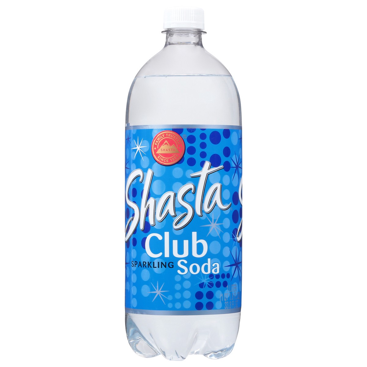 slide 3 of 9, Shasta Sparkling Club Soda , 1 liter