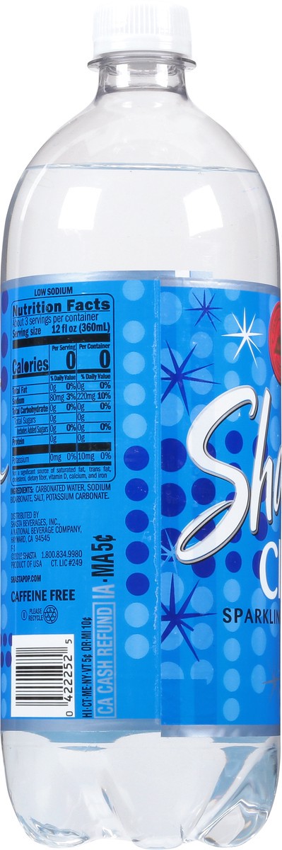 slide 7 of 9, Shasta Sparkling Club Soda , 1 liter