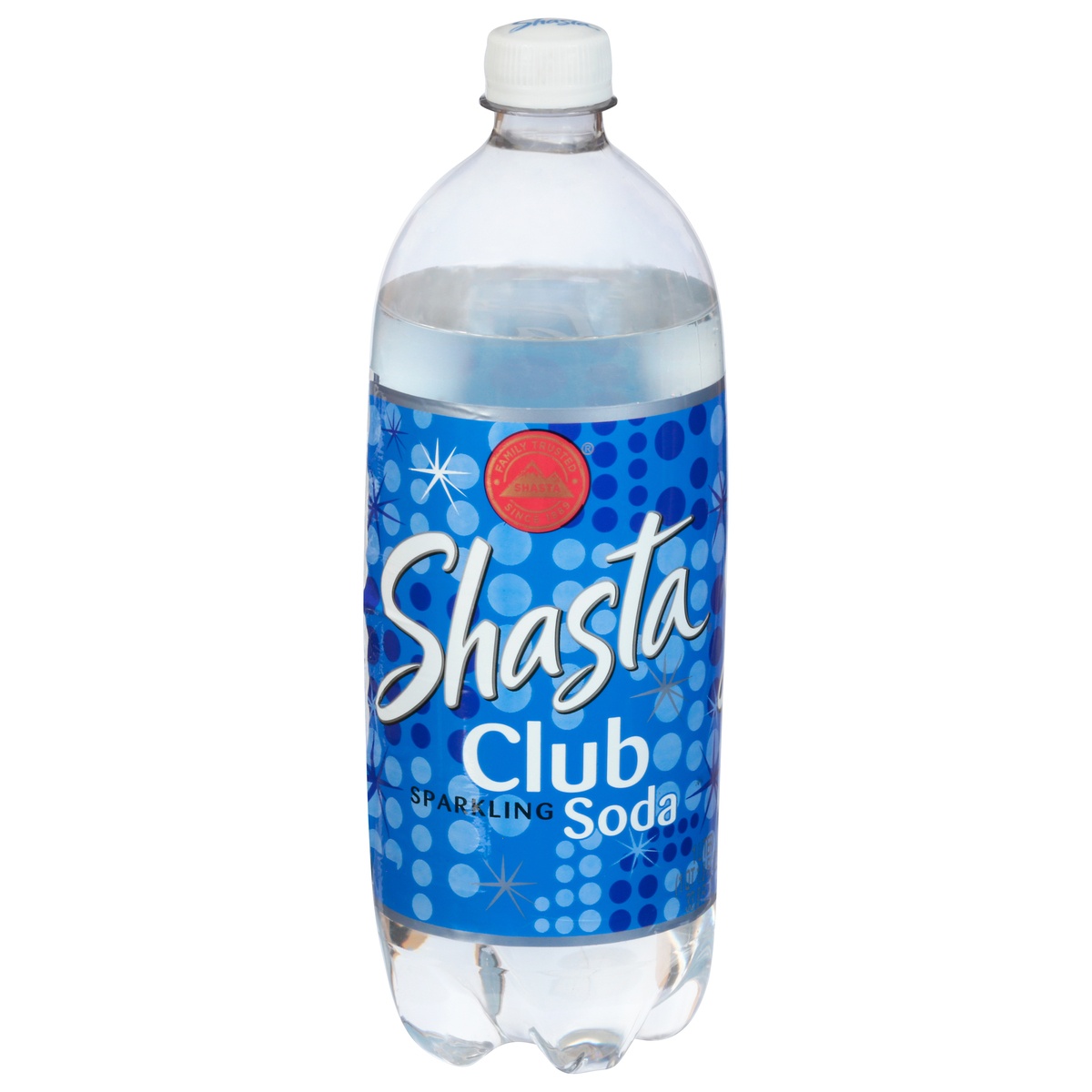slide 1 of 1, Shasta Sparkling Club Soda , 1 liter