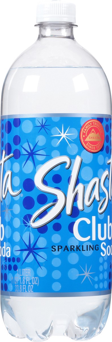slide 8 of 9, Shasta Sparkling Club Soda , 1 liter