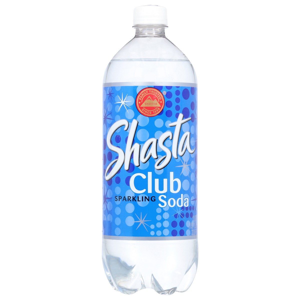 slide 1 of 9, Shasta Sparkling Club Soda - 1 liter, 1 liter