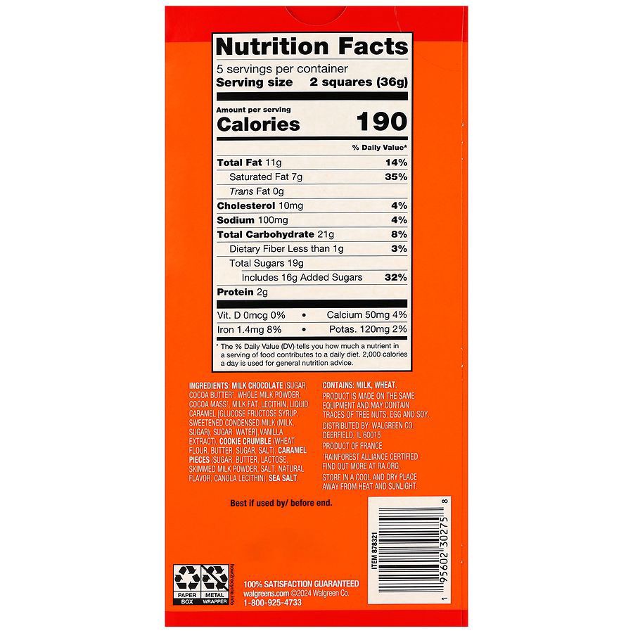 slide 2 of 5, Nice! Milk Chocolate Caramel Bar, 6.35 oz