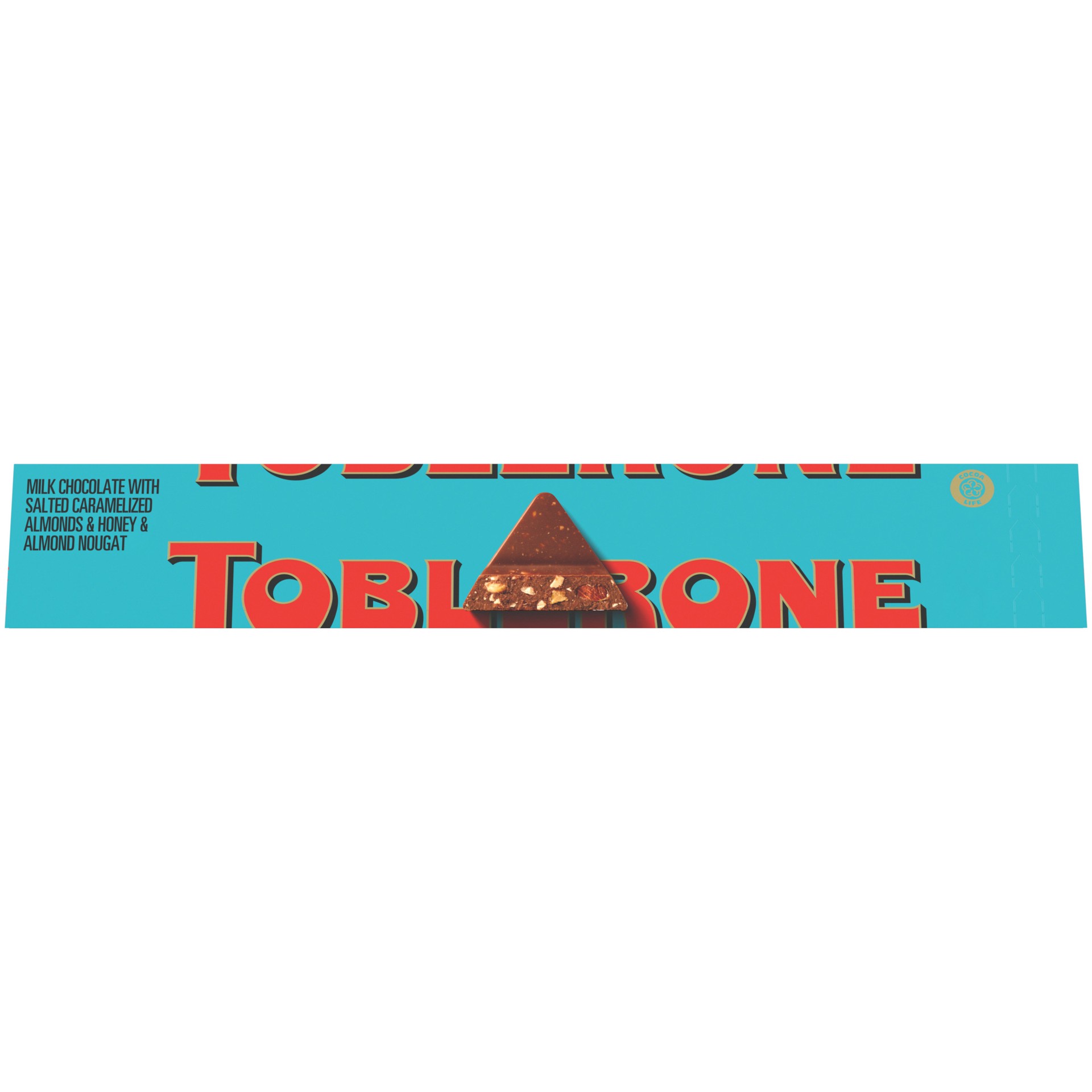 slide 1 of 9, Toblerone Milk Chocolate Bar with Salted Caramelized Almonds and Honey and Almond Nougat, 3.52 oz, 3.53 oz