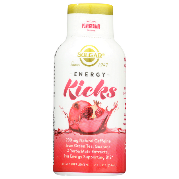 slide 1 of 1, Solgar Energy Kicks Pomegranate - 2 fl oz, 2 fl oz