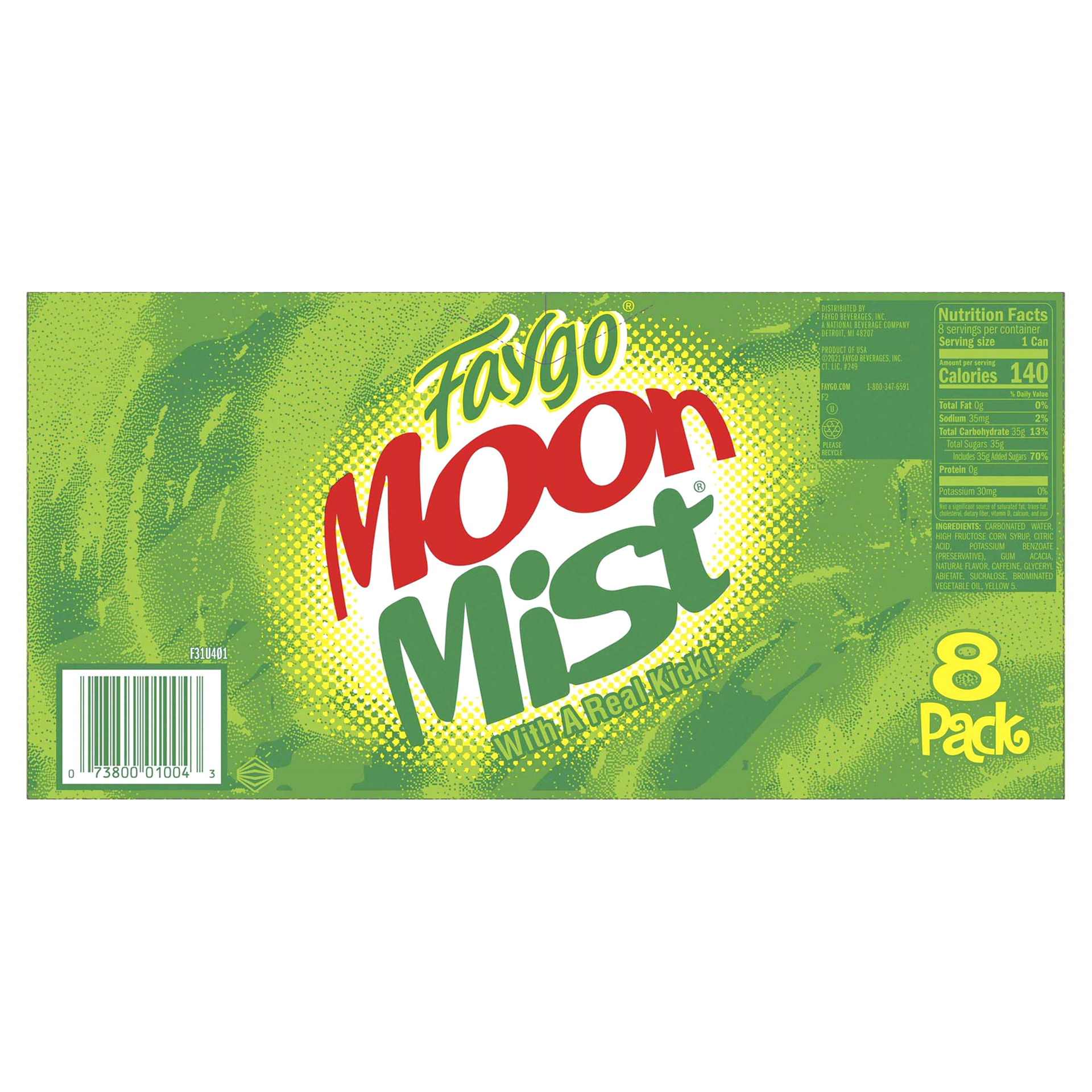 slide 5 of 5, Faygo Moon Mist - 8 ct; 12 oz, 8 ct; 12 oz