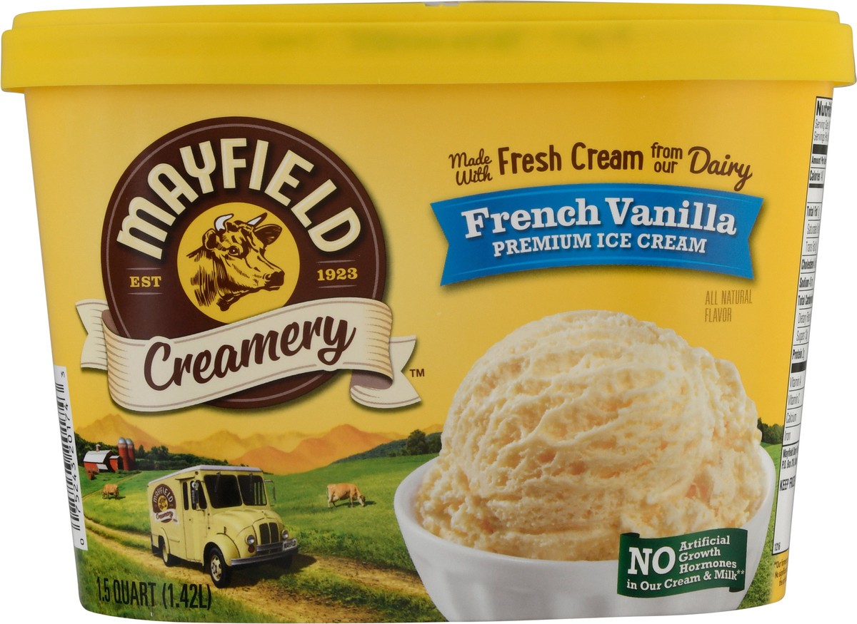 slide 6 of 9, Mayfield Creamery French Vanilla Ice Cream 1.5 qt, 1.5 qt