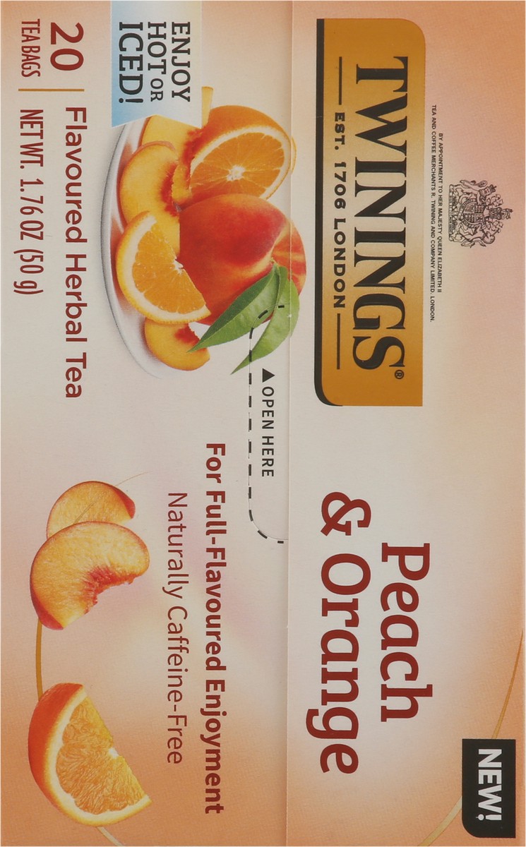 slide 5 of 9, Twinings Peach & Orange Herbal Tea 20 Tea Bags - 20 ct, 20 ct