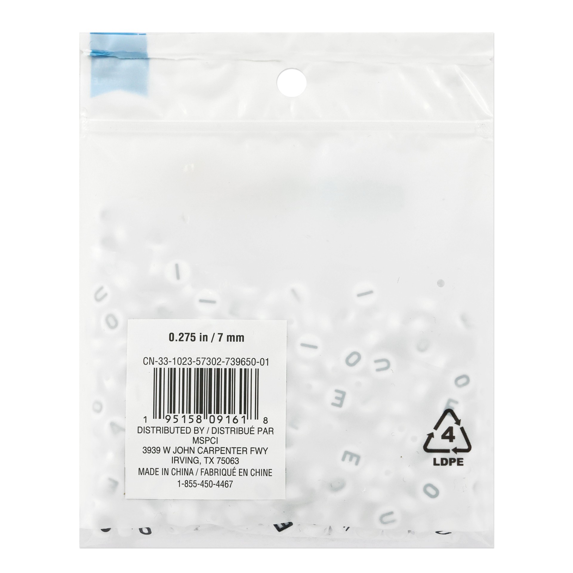 slide 2 of 4, 7mm Vowel Alphabet Beads, 340ct. By Creatology, 7mm