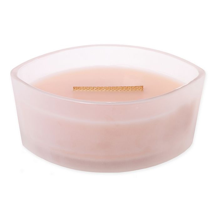 slide 1 of 2, WoodWick Coastal Sunset Large Frosted Glass Oval Jar Candle, 1 ct