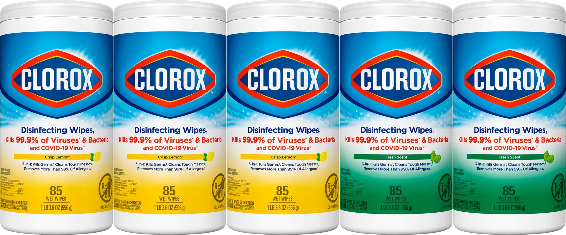 slide 5 of 5, Clorox Disinfecting Wipes, 425 ct