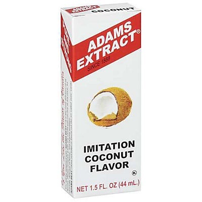 slide 1 of 1, Adams Extract Coconut Flavor Imitation 1.5 fl oz, 1.5 fl oz