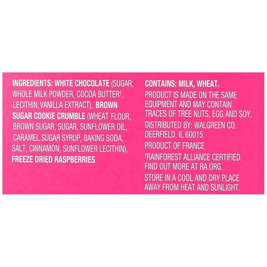 slide 3 of 5, Nice! White Chocolate Raspberry Bar, 6.35 oz