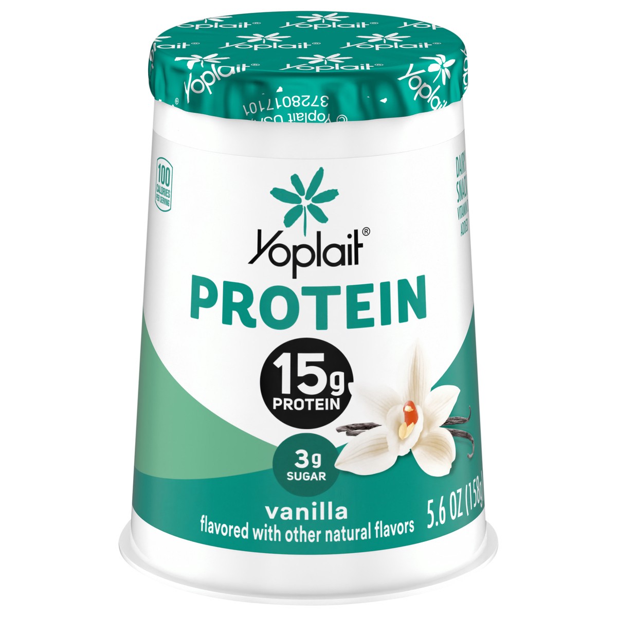 slide 1 of 13, Yoplait Protein Yogurt Cultured Dairy Snack Cup, Vanilla Flavored, Gluten Free Protein Snacks, 5.6 oz, 5.6 oz