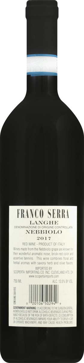 slide 7 of 9, Franco Serra Red Wine 750 ml, 750 ml